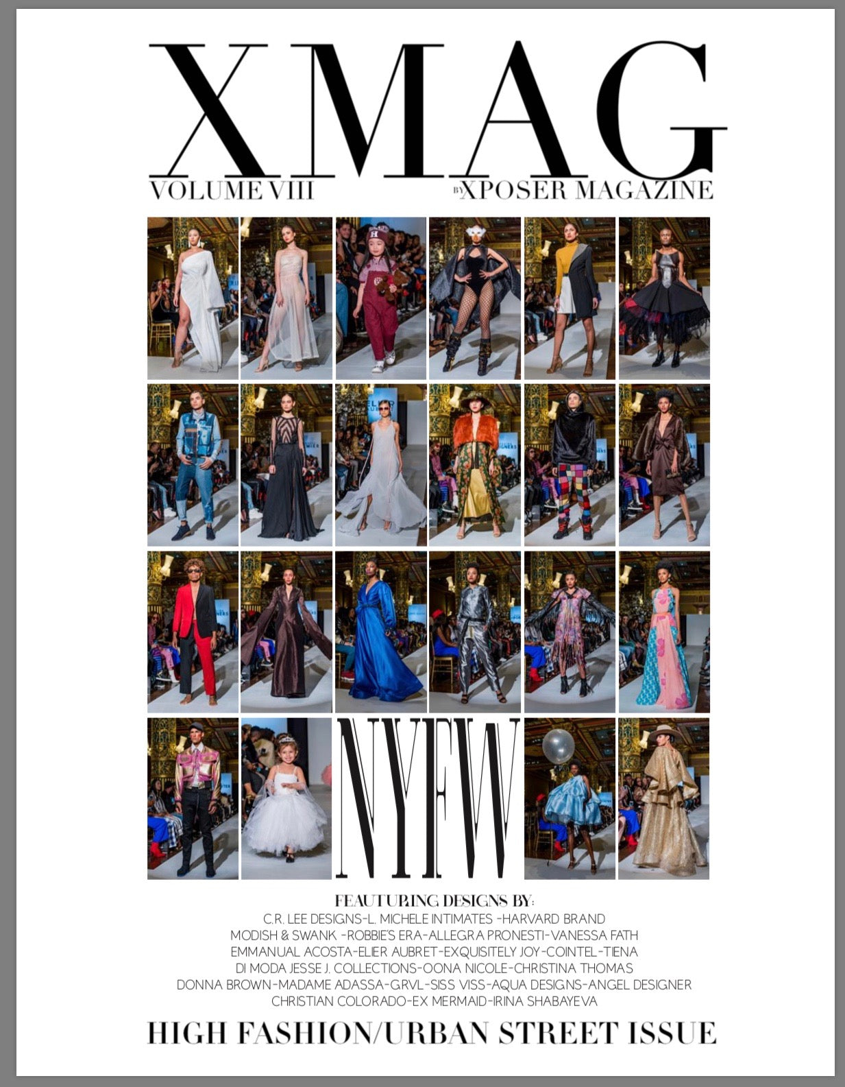 exquisitely*joy on the Cover of XMag March 2019 for NYFW FW2019