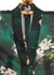 Casablanca Lily Kimono Blazer by Joy Kimono Close Up Organza Green White 