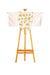 Petit Fleur Kimono Blazer Designed by Joy Kimono Back Felt Beige Pink Lime Green Silk NYFW 