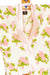 Petit Fleur Kimono Blazer Designed by Joy Kimono Close Up Felt Beige Pink Lime Green Silk NYFW 