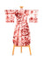 Raw Meat Dragonfly Kimono by Joy Kimono Back Tiedye Artisan Kaftan