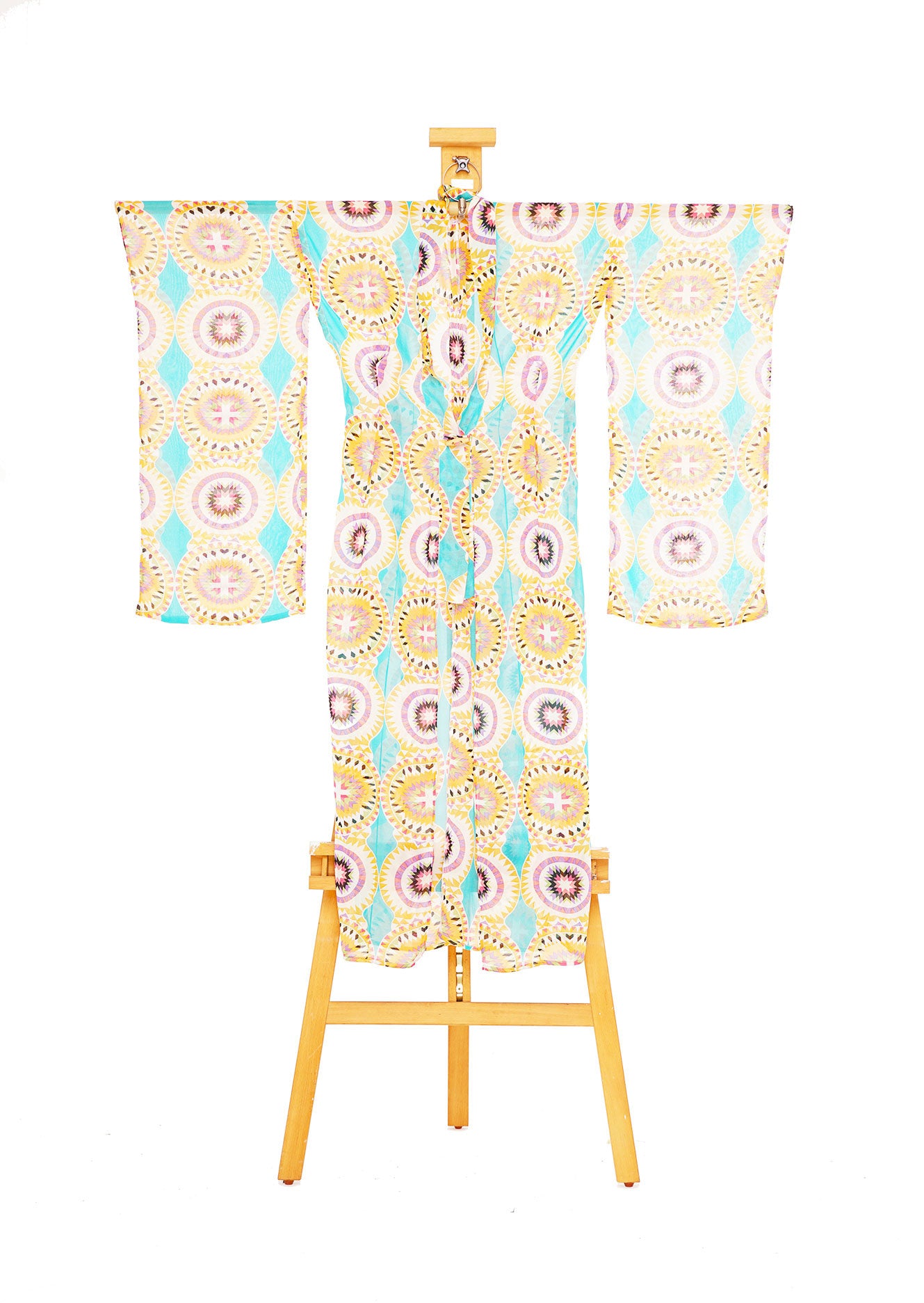 Aztec Shaman Kimono by Joy Kimono Front Coachella Festival Robe Kaftan